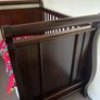 Boori County sleigh Cot/toddler bed solid wood Image 3