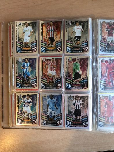 Huge Match Attax Binder Collection (2012/13) incl. Rare Gold Legends (Henry, Keane, Scholes)