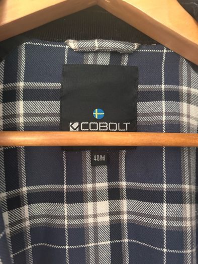 Mens Cobalt wax style jacket NWT