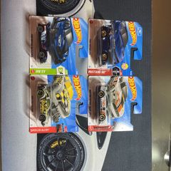 Hot wheels Ford Mustang bundle 4 different cars