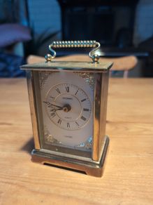 Two vintage carriage clocks