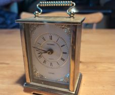 Two vintage carriage clocks