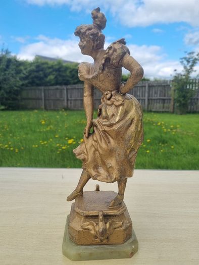 French figurine in the Art Nouveau style