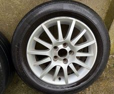 4 x Alloys 5x105mm (EU Made) with 215x55xR16V tyres on