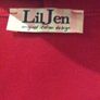 Lil Jen Red Hooded cape with Black Trim / Belt Image 3