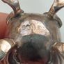 Pair of vintage elegant footed silver plated salt/pepper shakers  H 7.5cm Image 8