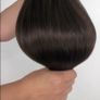 Human Clip in Hair Extensions 20inch shade Cocoa Image 2