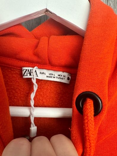 Mens Orange Zara Hoodie - Large