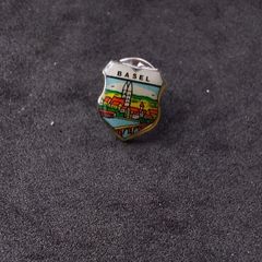 Basel , Switzerland , German/Alpine/Bavarian - Vintage Hat Badge