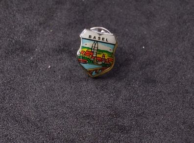 Basel , Switzerland , German/Alpine/Bavarian - Vintage Hat Badge
