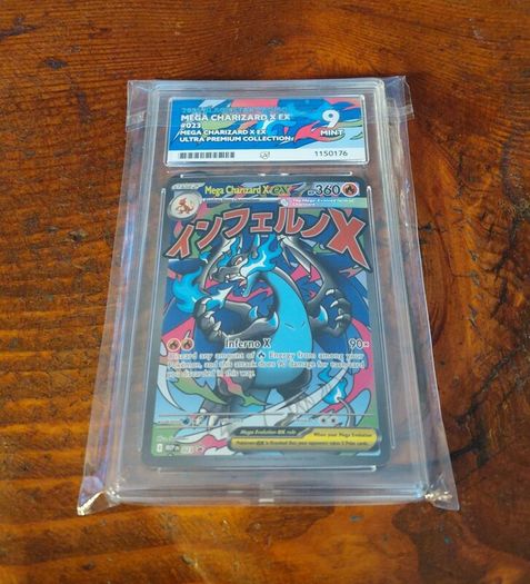 Mega Charizard X EX Pokemon Slab Ace 9