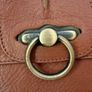 Vintage Burberry Cognac leather shoulder bag Image 6