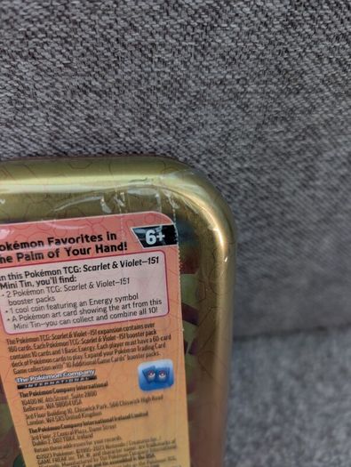 151 Mini Tin Display - Will Sell Separately
