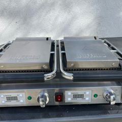 Buffalo double ribbed contact grill