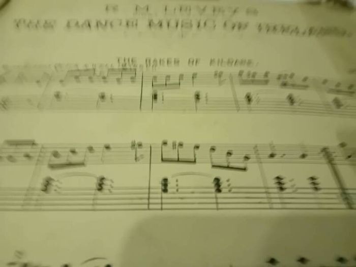 vintage sheet music