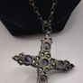 Vintage sterling silver Cross necklace Image 9