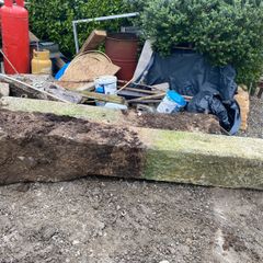 Pair of granite gate posts