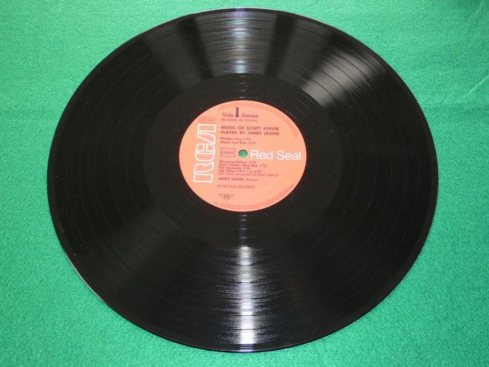 Scott Joplin Music Of James Levine German Pressing 1977 Lp