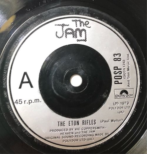 The Jam - The Eton Rifles (1979) 7" UK reissue
