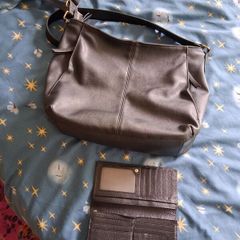 Black "Anna Field" bag and black purse. Wicklow Town. FREE!