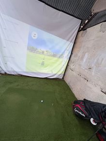 Golf Impact Screen and Impact mat