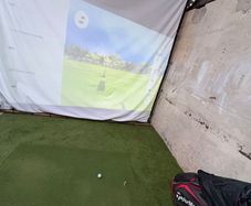 Golf Impact Screen and Impact mat