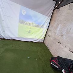 Golf Impact Screen and Impact mat