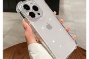 iPhone 12 Pro Max Case Luxury Transparent Silicone Clear Shockproof Soft Cover