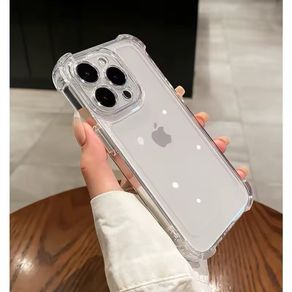 iPhone 12 Pro Max Case Luxury Transparent Silicone Clear Shockproof Soft Cover