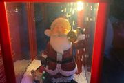 Snowing Musicial Santa Lantern - Christmas Decoration