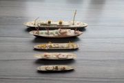 Vintage ship ornaments