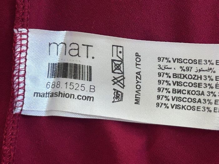 Ladies Long Sleeved Raspberry Pink Top from Basic Mat. Size UK 20-22 / EU 48-50