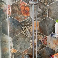 Tiles stunning hexagonal shape
