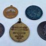 Collection of 5 antique coins / medals -  1800-1907 Image 4