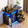 Led Larger Sideboard Cabinet 100cm Image 3