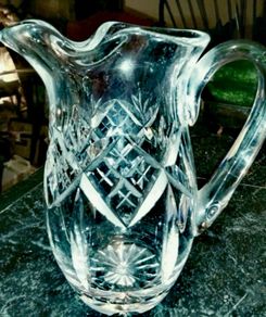 Beautiful heavy Waterford crystal jug