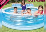 Swim Center Family Lounge Pool, 229 x 218 x 76 cm (FREE SHIPPING)