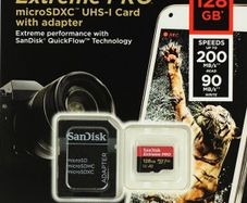 Sandisk Extreme Pro Micro Sd Microsd Card 128gb Fast Super Speed U3 V30