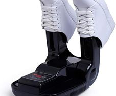 Boots Dryer, Electric Foot Warmer with Timer Shoe Adjustable Odour Eliminator Damp and Wet Remover Foldable Quick Dryer Electric Shoe Dryer for Drying Shoes Boots Gloves Socks