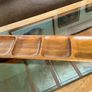 Long Mid Century Moder Genuine Antique Danish Design Handcrafted Wooden Tray Image 7