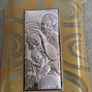 Holly Glass plaque of Holy family & pope - Gem Image 2