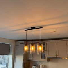 Modern Black 3-Light Pendant Ceiling Light