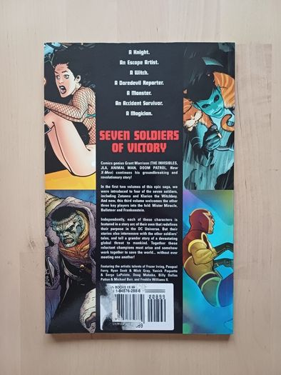 Seven Soldiers of Victory by Grant Morrison (Volume 1 to 4 DC Comics Graphic Novels 2006)