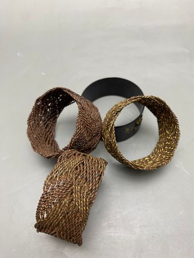 A set of 19th Century Japanese Napkin Rings
