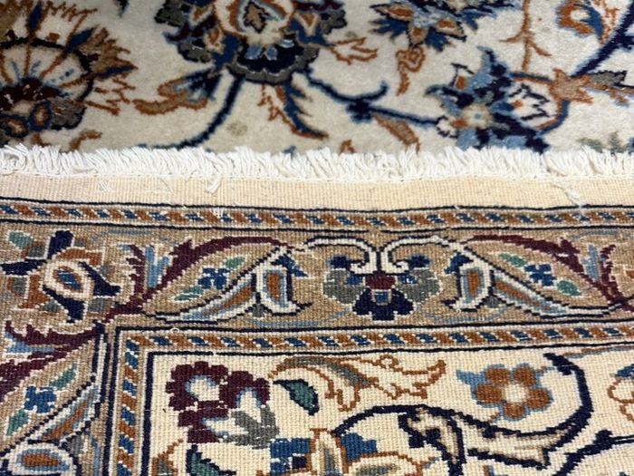 Elegant Large Persian Nain Rug | Hand-Knotted Wool | 343cm X 250cm