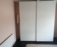 Large double sliding wardrobe