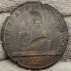 1795 Great Britain United Kingdom Thames and Severn Canal Half Penny Token