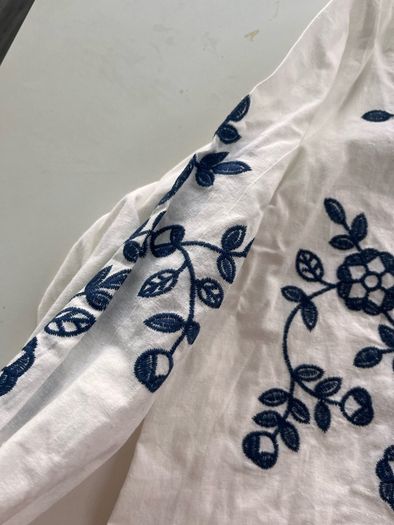 blouse 100% cotton embroidered