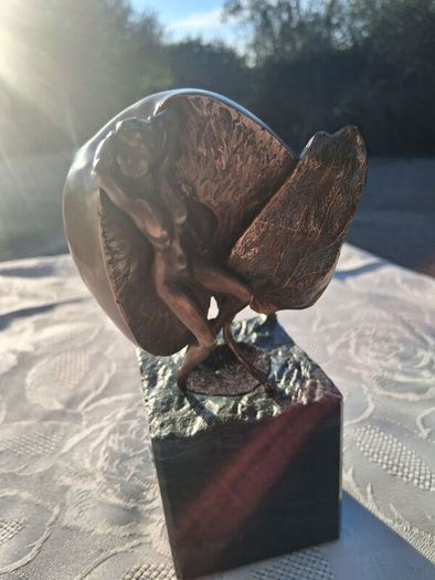 Eve And The Apple Signed Bronze
