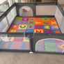 2mx1.8m Playpen with floor tiles, balls and pulls. Image 2
